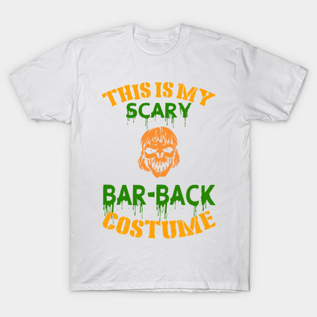 This Is My Scary Bar-Back Costume T-Shirt-TOZ